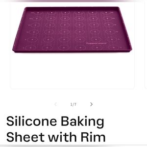 Tupperware Purple Silicone Baking Sheet, Used Once